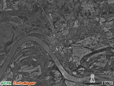 Mahoning township, Pennsylvania satellite photo by USGS