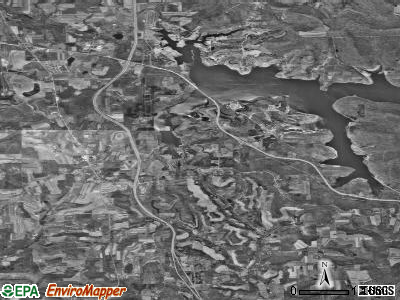Muddy Creek township, Pennsylvania satellite photo by USGS