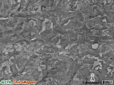 Porter township, Pennsylvania satellite photo by USGS