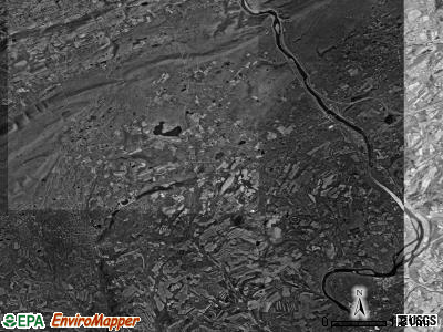Upper Mount Bethel township, Pennsylvania satellite photo by USGS