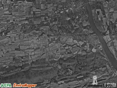 East Buffalo township, Pennsylvania satellite photo by USGS