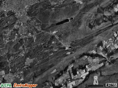 Banks township, Pennsylvania satellite photo by USGS