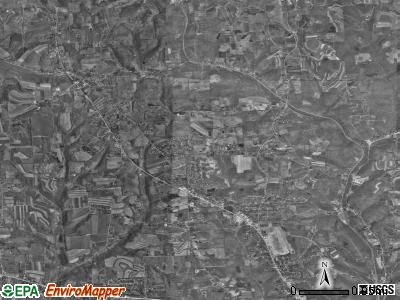 Center township, Pennsylvania satellite photo by USGS