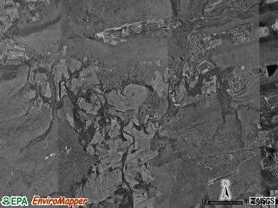North Union township, Pennsylvania satellite photo by USGS