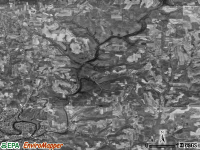 Perry township, Pennsylvania satellite photo by USGS
