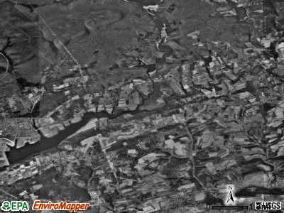 Towamensing township, Pennsylvania satellite photo by USGS