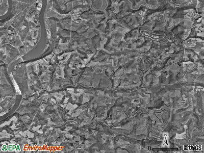 Boggs township, Pennsylvania satellite photo by USGS