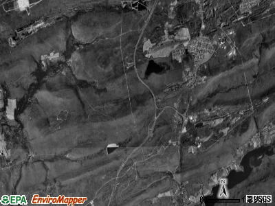 Kline township, Pennsylvania satellite photo by USGS