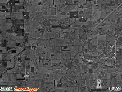 Peotone township, Illinois satellite photo by USGS