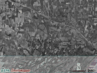 Little Beaver township, Pennsylvania satellite photo by USGS