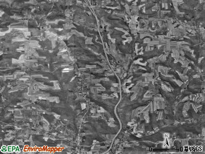 Lancaster township, Pennsylvania satellite photo by USGS
