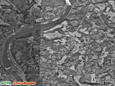 Rayburn township, Pennsylvania satellite photo by USGS
