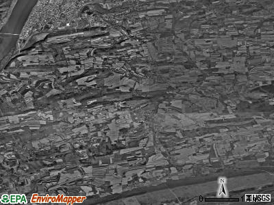 Rockefeller township, Pennsylvania satellite photo by USGS