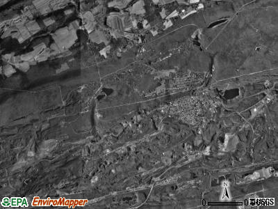 West Mahanoy township, Pennsylvania satellite photo by USGS