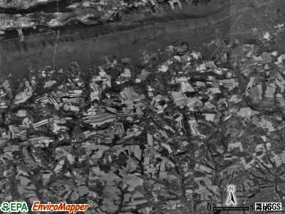 Moore township, Pennsylvania satellite photo by USGS