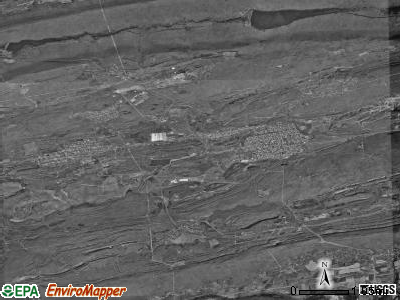 Mount Carmel township, Pennsylvania satellite photo by USGS
