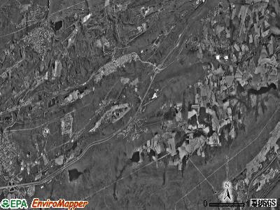Ryan township, Pennsylvania satellite photo by USGS
