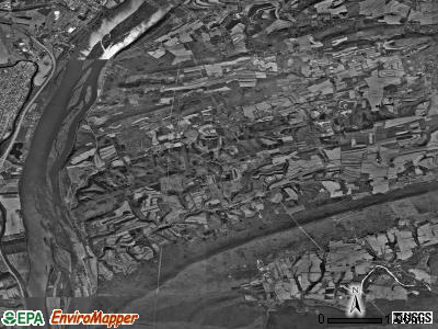 Lower Augusta township, Pennsylvania satellite photo by USGS