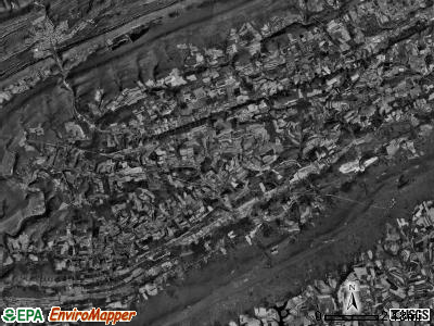 West Penn township, Pennsylvania satellite photo by USGS