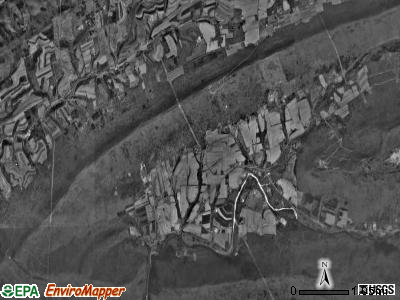 Little Mahanoy township, Pennsylvania satellite photo by USGS
