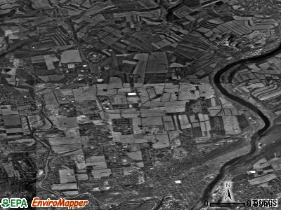Forks township, Pennsylvania satellite photo by USGS