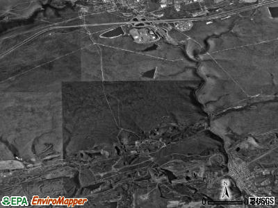 New Castle township, Pennsylvania satellite photo by USGS