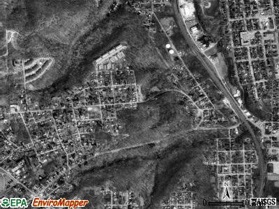 White township, Pennsylvania satellite photo by USGS