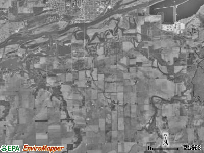 Wauponsee township, Illinois satellite photo by USGS