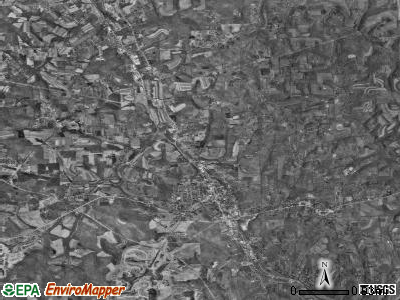 Adams township, Pennsylvania satellite photo by USGS