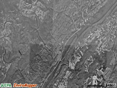 Snyder township, Pennsylvania satellite photo by USGS