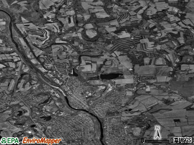 Allen township, Pennsylvania satellite photo by USGS