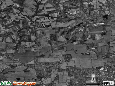 East Allen township, Pennsylvania satellite photo by USGS