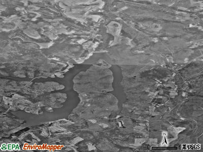 White township, Pennsylvania satellite photo by USGS