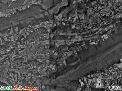 East Brunswick township, Pennsylvania satellite photo by USGS