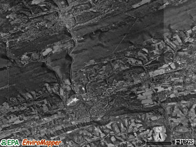 North Manheim township, Pennsylvania satellite photo by USGS