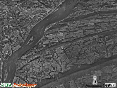 Lower Mahanoy township, Pennsylvania satellite photo by USGS