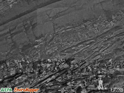 Fayette township, Pennsylvania satellite photo by USGS