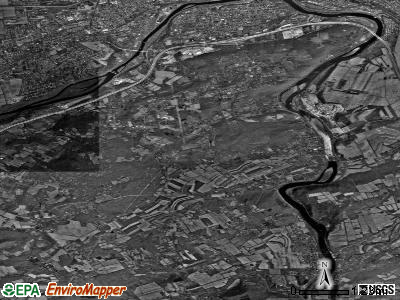 Williams township, Pennsylvania satellite photo by USGS