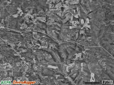 Pine township, Pennsylvania satellite photo by USGS