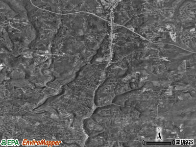 Hampton township, Pennsylvania satellite photo by USGS