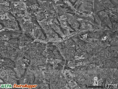 McCandless township, Pennsylvania satellite photo by USGS
