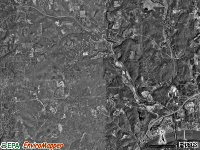 Indiana township, Pennsylvania satellite photo by USGS