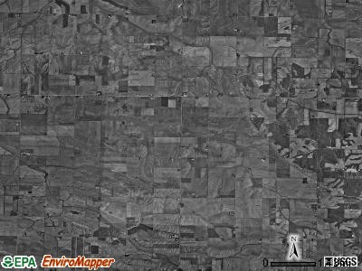 Burns township, Illinois satellite photo by USGS