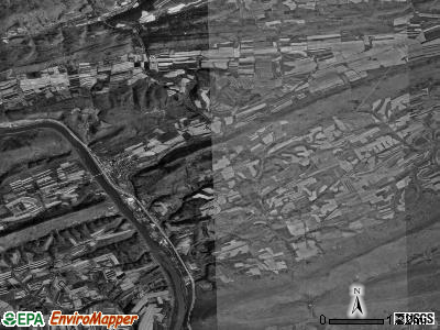 Greenwood township, Pennsylvania satellite photo by USGS