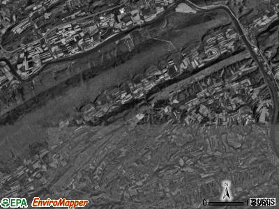 Tuscarora township, Pennsylvania satellite photo by USGS