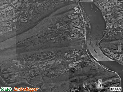 Buffalo township, Pennsylvania satellite photo by USGS
