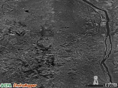 Tinicum township, Pennsylvania satellite photo by USGS