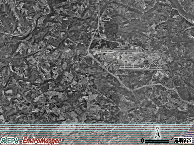Findlay township, Pennsylvania satellite photo by USGS