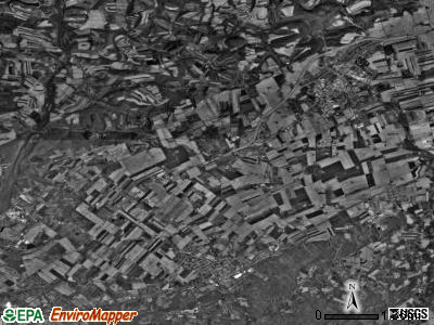 Richmond township, Pennsylvania satellite photo by USGS
