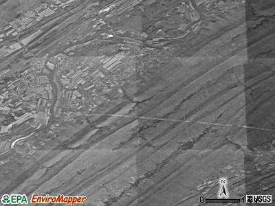Bratton township, Pennsylvania satellite photo by USGS